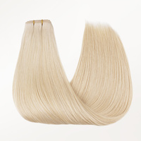 Extensions de cheveux humains vierges de qualité 12A, sans nœuds, sans pointes bouclées, trame de cheveux russes, trame de cheveux humains pour salon