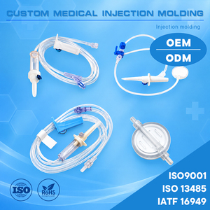 Fabricante de Moldes de Inyección para Piezas Plásticas de Consumibles Médicos, Cámara de Goteo para Sets IV, Filtro y Espiga - Product Image 1