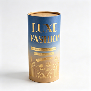 Luxury Christmas Rigid Round Tube Box for Gourmet Potato Chips Snack Food <b>Packaging</b> Custom <b>Printed</b> Manufacturer - Product Image 6