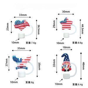<b>Easter</b> July 4th National Day Independent Day New Tumbler Straw Topper Wholesale Promotion Gift 3D Water Bottle Accessories - Product Image 2