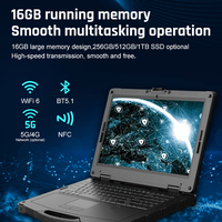 Ordinateur portable robuste standard 15,6'' Core I5/I7 Batterie externe 6300 mAh Batterie intégrée 1750 mAh 256 Go Neuf