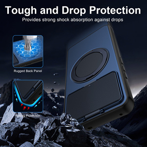 Para Realme C83/P4 <span class=keywords><strong>Lite</strong></span> 4G/P4 Power/16 Pro+ Funda Magnética Antigolpes con Protección Total de Lente, Diseño Compacto 360 °   Funda Antihuellas para Teléfono - Product Image 5