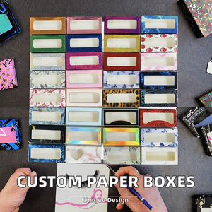 China Manufacturer Custom Cosmetic Packaging <b>Boxes</b> with Recycled Materials and Matt Lamination Paperboard for Mascara Lipstick - Product Image 2