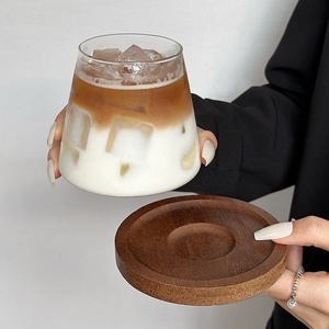 Commercio all'ingrosso 350ml alla moda minimalista di vetro acqua tazze Logo personalizzato bicchieri per succo di caffè freddo latte tè altre bevande - Product Image 4