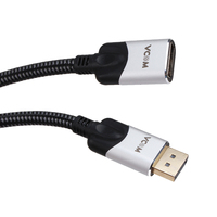 Adaptateur VCOM 8K 60Hz haute vitesse 32 Gbps DP 1.4V mâle vers femelle, câble convertisseur vidéo HD tressé 10