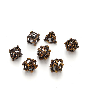 Bán buôn DND kim loại rỗng-out DICE 3D đầu rồng lập thể rồng đặt bán buôn trpg chạy nhóm bảng trò chơi - Product Image 6