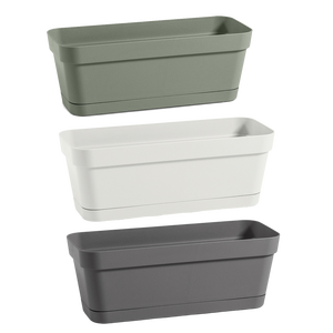 CINQUETERRE Boîte avec soucoupe 29x12x10,5h Etnea Color Produit plastique agricole - Product Image 1