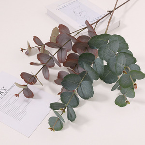 Artificial <b>Eucalyptus</b> Leaves Silk Flower Gray Indoor Wedding Decoration High Simulation Home Decor - Product Image 3