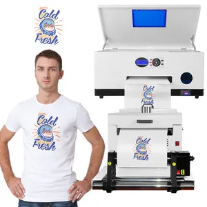 2023 New Dual Head DTF Printer Sublimation printer A3 Roll Stickers Printing Solution