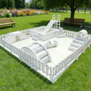 Aire de jeux pour tout-petits en mousse souple <span class=keywords><strong>grise</strong></span> moderne, <span class=keywords><strong>piscine</strong></span> à balles <span class=keywords><strong>grise</strong></span> pour café, aire de jeux, fête d'anniversaire <span class=keywords><strong>et</strong></span> divertissement en intérieur - Product Image 6