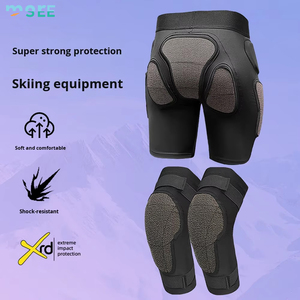 SeeMore Short <span class=keywords><strong>de</strong></span> skate neige respirant équipement <span class=keywords><strong>de</strong></span> <span class=keywords><strong>Ski</strong></span> ajustement serré usure intérieure professionnel protection hanche fesses genouillère Shorts Kit - Product Image 1