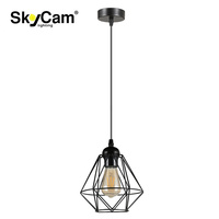 SkyCam – lustre décoratif industriel au Design rétro OEM/ODM E27, éclairage créatif, plafonnier suspendu en métal