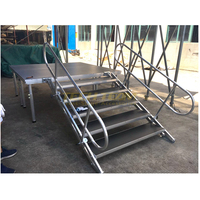Escaliers de scène pliables portables faciles à installer à vendre