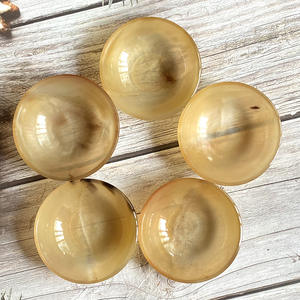 <span class=keywords><strong>Ciotola</strong></span> per Raschiatura in Corno, Tazza da Tè, <span class=keywords><strong>Ciotola</strong></span> per Ingredienti, Bicchiere da Vino, Strumenti Ausiliari per Raschiatura Gialli, Design del Sud-Est Asiatico, Arredamento per la Casa - Product Image 2