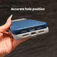 Coque de téléphone portable de luxe antichoc magnétique en TPU+PC pour 17/16/15/14/13/12 Pro Max, étui classique tout compris