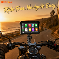 Reproductor Multimedia Portátil Bestsonic de 5 Pulgadas para Auto con Sistema Android Auto, GPS, Pantalla y Carplay para Motocicletas