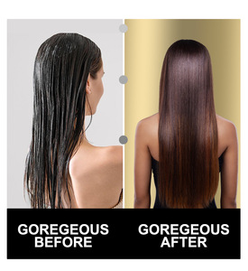 Black Ceramic <b>Hair</b> <b>Straightener</b> <b>Wide</b> <b>Plate</b> Hot Air Styler Floating Flat Iron Salon and Home Use - Product Image 3