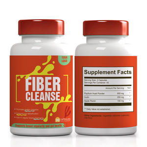 Organik <span class=keywords><strong>Psyllium</strong></span> Kabuğu Tozu ve Bitki Bazlı İnülin İçeren Sağlıklı Sindirim İçin Premium Destek Fiber Temizleyici Kapsüller - Product Image 3