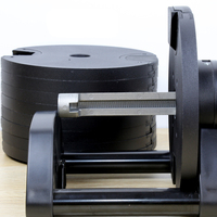 Ensemble d'Haltères Réglables Génération 2 pour Entraînement à Domicile, Incréments de 2KG, Poids de 32KG, 36KG, 40KG (90LB)