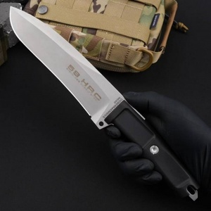 มีดต่อสู้ ER Doberman Ver4.0 ใบมีดตรงคุณภาพสูงทำจากเหล็กกล้าไร้สนิม ด้ามจับ G10 ปรับแต่งได้ ใช้ในงานอุตสาหกรรม DIY OEM - Product Image 4