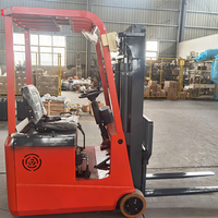 Chariot élévateur à palettes Afuko de haute qualité alimenté par batterie lithium-ion 24V rouge noir Garantie 1 an Intérieur Extérieur Neuf Chariot élévateur électrique