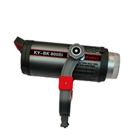 Lampe vidéo professionnelle 700W Spot, éclairage photo bicolore COB 2700-6500K lumière du jour pour le cinéma avec écran LCD et contrôle par application