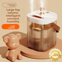 Pelembap Udara Semprot Senyap Lintas Batas untuk Rumah, Kamar Tidur, Asrama, Ukuran Kecil 1.0-2.5L, Bertenaga USB, Dilengkapi Proteksi Mati Listrik, Cocok
