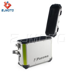 Maleta Lateral <span class=keywords><strong>para</strong></span> Motocicleta Sliver de 36L, Caja de Carga con Kit de Montaje de Liberación Rápida <span class=keywords><strong>para</strong></span> Honda, Suzuki, Yamaha, Kawasaki Cafe Racer - Product Image 3