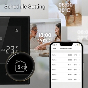<span class=keywords><strong>Thermostat</strong></span> intelligent Zigbee haute stabilité TDR89, <span class=keywords><strong>fonctionnement</strong></span> simple et professionnel pour la gestion de la température des chaudières à <span class=keywords><strong>gaz</strong></span> - Product Image 1