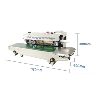 High quality horizontal model semi automatic mini heat sealing bag machine brand maker