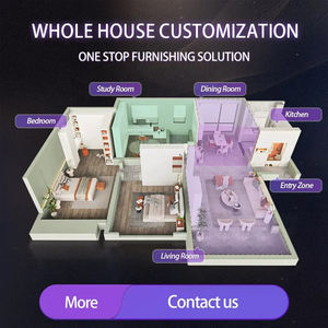 Gabinetes de Cocina Modernos Multifuncionales de Madera Contrachapada con Múltiples Cajones, Estilo Jerome - Product Image 6