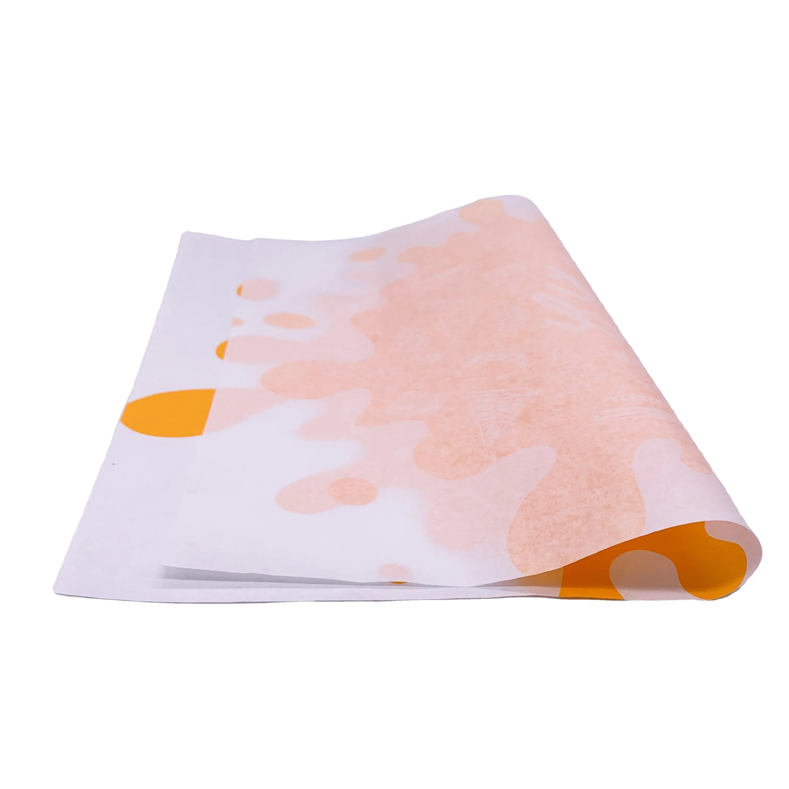 मक्खन रैपिंग पेपर Greaseproof कागज खाद्य ग्रेड कागज बर्गर के लिए लपेटें
