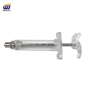 WJ201 TPX Veterinary Plastic Steel Syringe Injector ,Vaccines injection fowl, veterinary syringe injection