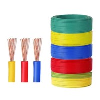 Câble électrique rigide pour bâtiment, monoconducteur, isolé PVC, fils de câblage domestique, conducteur en cuivre personnalisé, câblage électrique
