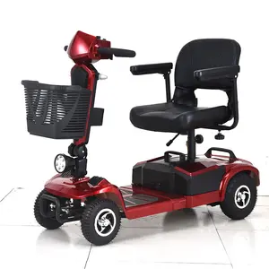 Grande taille handicapés ou personnes âgées Scooter 4 roues batterie au plomb acide 24V 350W Scooter électrique