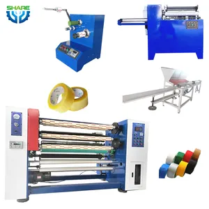 Fully automatic bopp stationery tape slitting machine pvc electrical insulation adhesive tape cutting machine