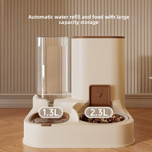 Otomatik All-In-One Pet su sebili besleyici kedi ve köpek kase sınır ötesi toptan - Product Image 4
