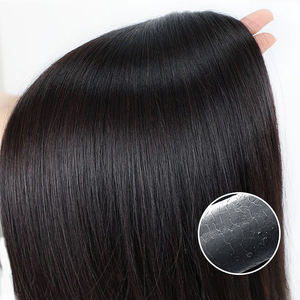 Pacchetti di Lusso di <span class=keywords><strong>Capelli</strong></span> <span class=keywords><strong>Veri</strong></span> 4C, Parrucca di <span class=keywords><strong>Capelli</strong></span> Umani Ricci Crespi, Ciocche di <span class=keywords><strong>Capelli</strong></span> Umani - Product Image 4