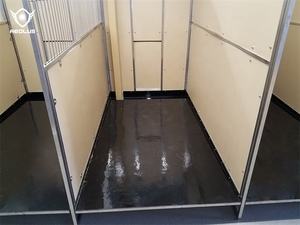 Perreras modulares grandes para exteriores para perros y jaulas para gatos Bandeja de plástico transpirable Palé Patrón sólido Perrera-Para-C Es - Product Image 5