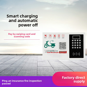 Estación de Carga Inteligente OEM ODM de 10 Vías para Vehículos Eléctricos, Bicicletas Eléctricas y Motocicletas, Depósito de Carga Comunitario con Código QR y RFID - Product Image 2