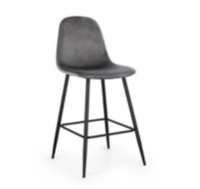 Tabouret de bar simple et moderne avec dossier pour salon de thé ou bureau commercial Tabouret haut Mobilier