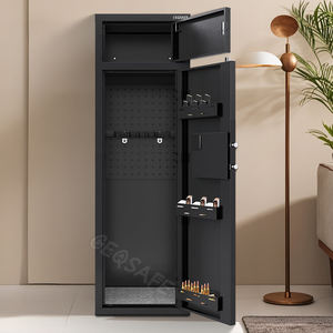CEQSAFE Waffenschrank mit Elektronischem Zahlenschloss und Schlüssel, Großer Tresor im Möbeldesign für Zuhause oder das Büro - Product Image 6