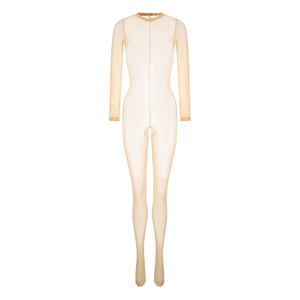 Yue Die Lingerie Érotique Personnalisée, Nuisette Sexy Transparente, Bodysuit Sans Entrejambe, Uniforme Détachable, pour Séduction et Flirt, Style Désir Pur - Product Image 5