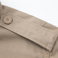 Personalizado caqui camuflaje ACU uniforme táctico poliéster algodón Ripstop tela duradera al aire libre traje para entrenamiento