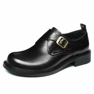 Nuevo Estilo de Zapatos Casuales de Piel Genuina para Hombre, con Punta Redonda, Sin Cordones, Duraderos y Cómodos para Otoño - Product Image 5