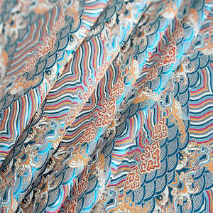 ชุดเดรสผ้า<span class=keywords><strong>ไหม</strong></span>ผ้าไหมจากจีนสำหรับผู้หญิงผ้าแจ็คการ์ด - Product Image 2