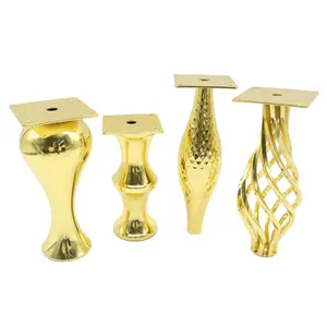 Gambe del tavolo in metallo gamba parte divano parte accessori mobili gambe oro ferramenta