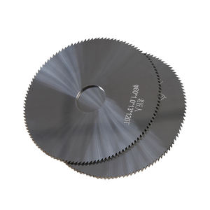 Lame circulaire en carbure à dents affûtées HRC 65, 10-14 TPI, diamètre 2-300 mm, refroidissement solide/intérieur, longueur personnalisable, pour fonte/acier - Product Image 1