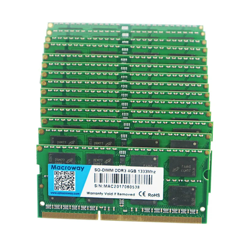 Großhandel DDR3 RAM DDR4 4GB 8GB 16GB DDR3L Memoria Laptop 1333 1600 2400 2666 2133 Rams 204pin Sodimm Memory Notebook