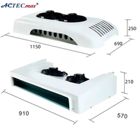 Unité de réfrigération pour camion à montage sur toit DC 12V 24V longue portée avec système de dégivrage AC.133.175, système de refroidissement et stockage médical mobile frigorifique